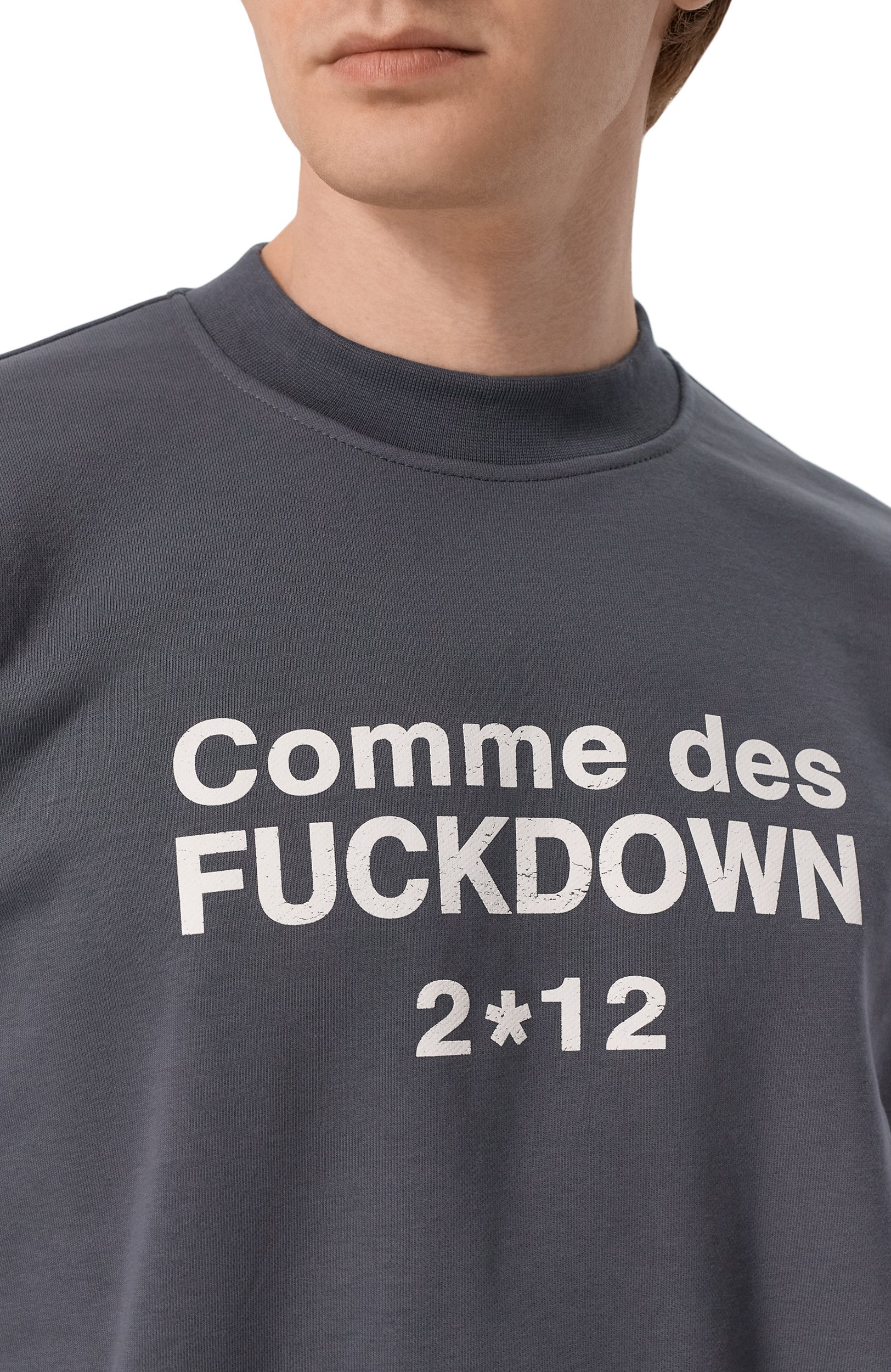 Хлопковый свитшот COMME DES FUCKDOWN, арт. CFABU00045, фото 5