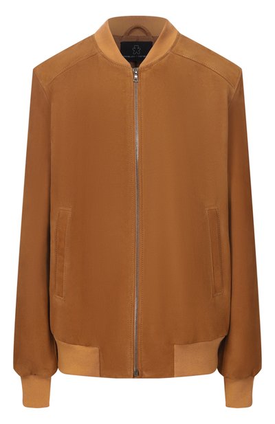 Женский замшевый бомбер MASLOV, арт. SMB01