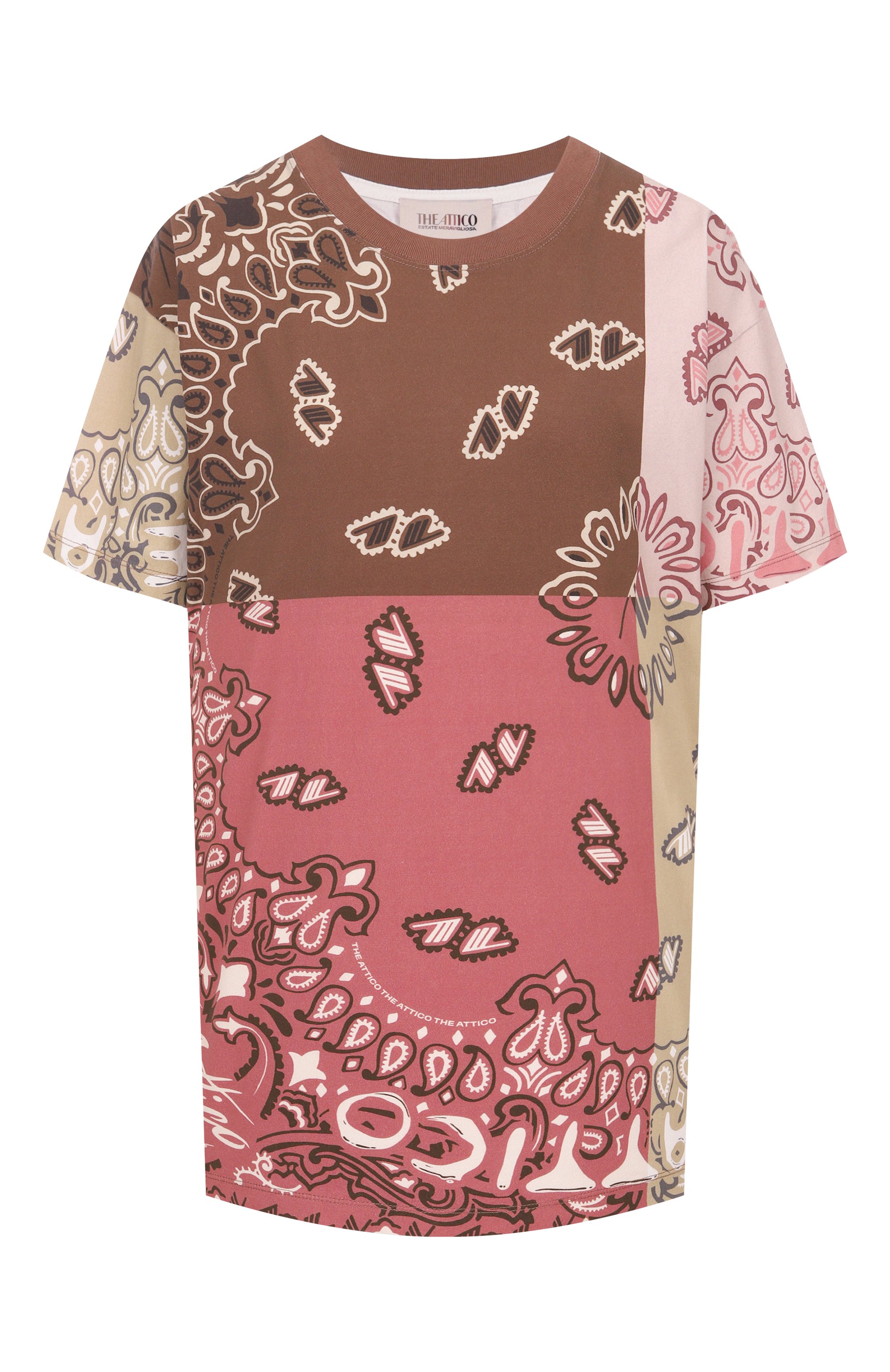 Хлопковая футболка THE ATTICO, арт. 250WCT00353/JJJ064PR, фото 1