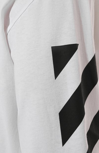 Хлопковый лонгслив OFF-WHITE, арт. OMAB064C99JER0010110, фото 5