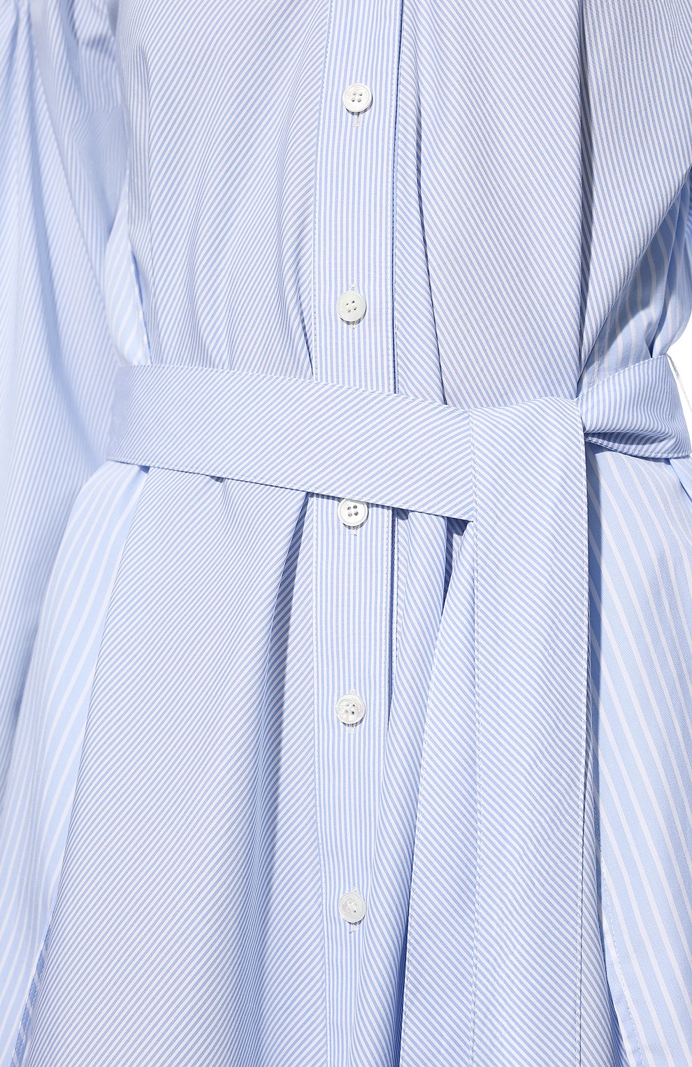 Хлопковое платье STELLA MCCARTNEY светло-голубого цвета по цене 113500 руб., арт. 604312/STA26, фото 5 Хлопковое платье STELLA MCCARTNEY, арт. 604312/STA26, фото 5