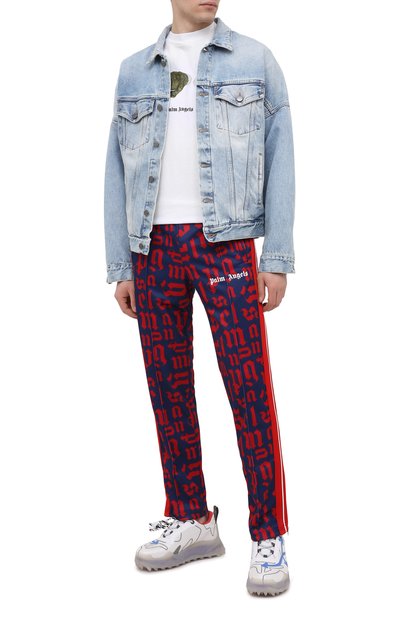 Хлопковая футболка PALM ANGELS, арт. PMAA001R21JER0020155, фото 2