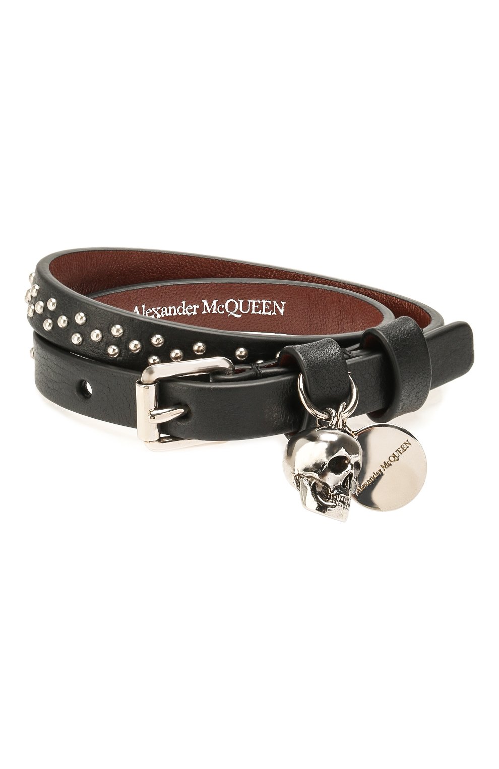 Кожаный браслет ALEXANDER MCQUEEN, арт. 554466/CNDBY, фото 1