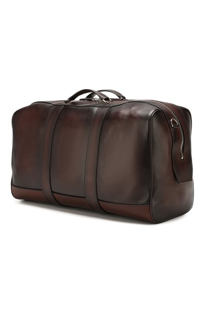 Кожаная дорожная сумка BERLUTI коричневого цвета по цене 332000 руб., арт. M183327, фото 3 Кожаная дорожная сумка BERLUTI, арт. M183327, фото 3