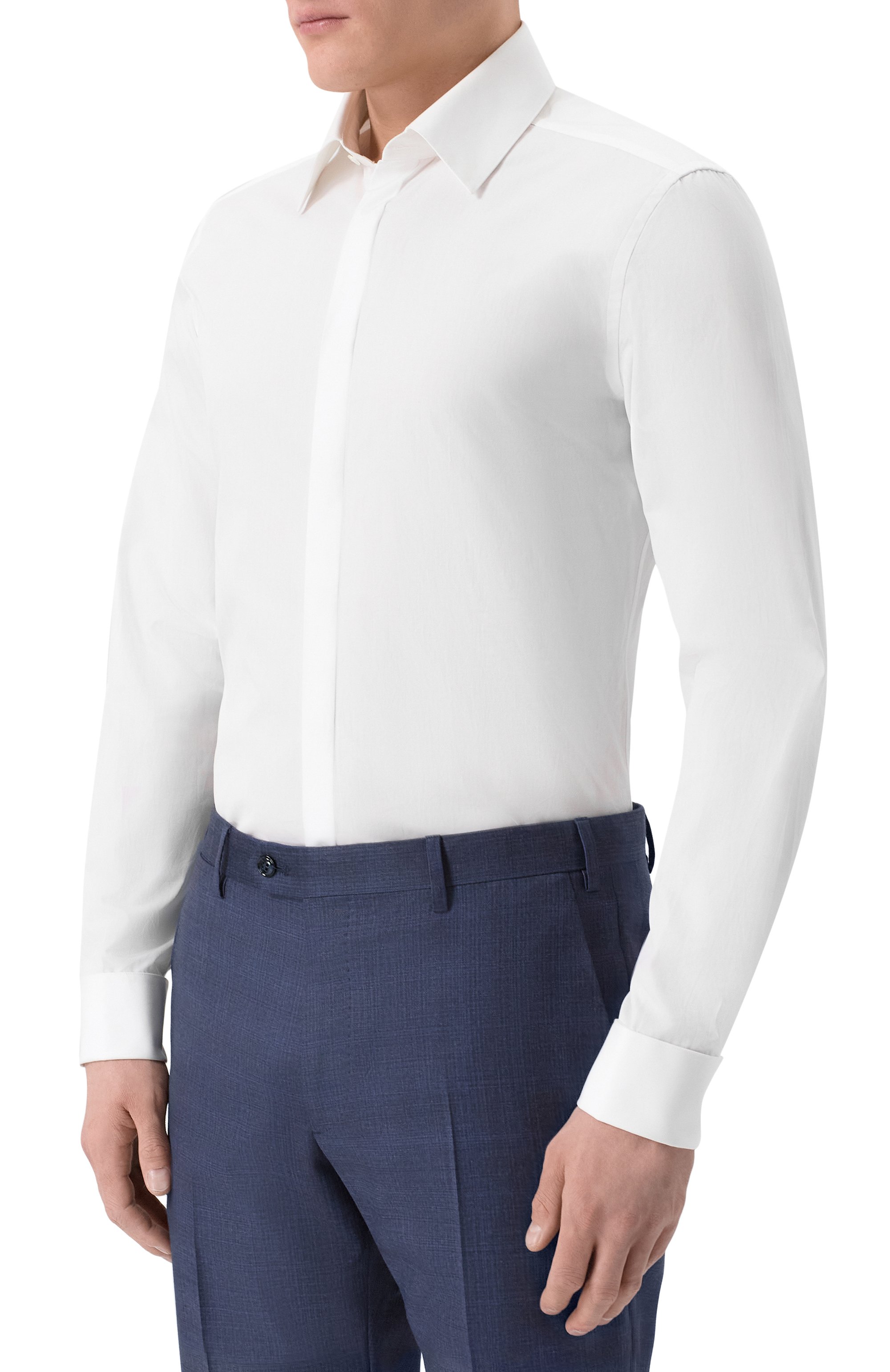 Хлопковая сорочка CORNELIANI, арт. 94P900-9491082, фото 3