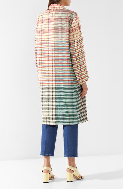 Пальто из вискозы и льна DRIES VAN NOTEN, арт. 191-30205-7348, фото 4