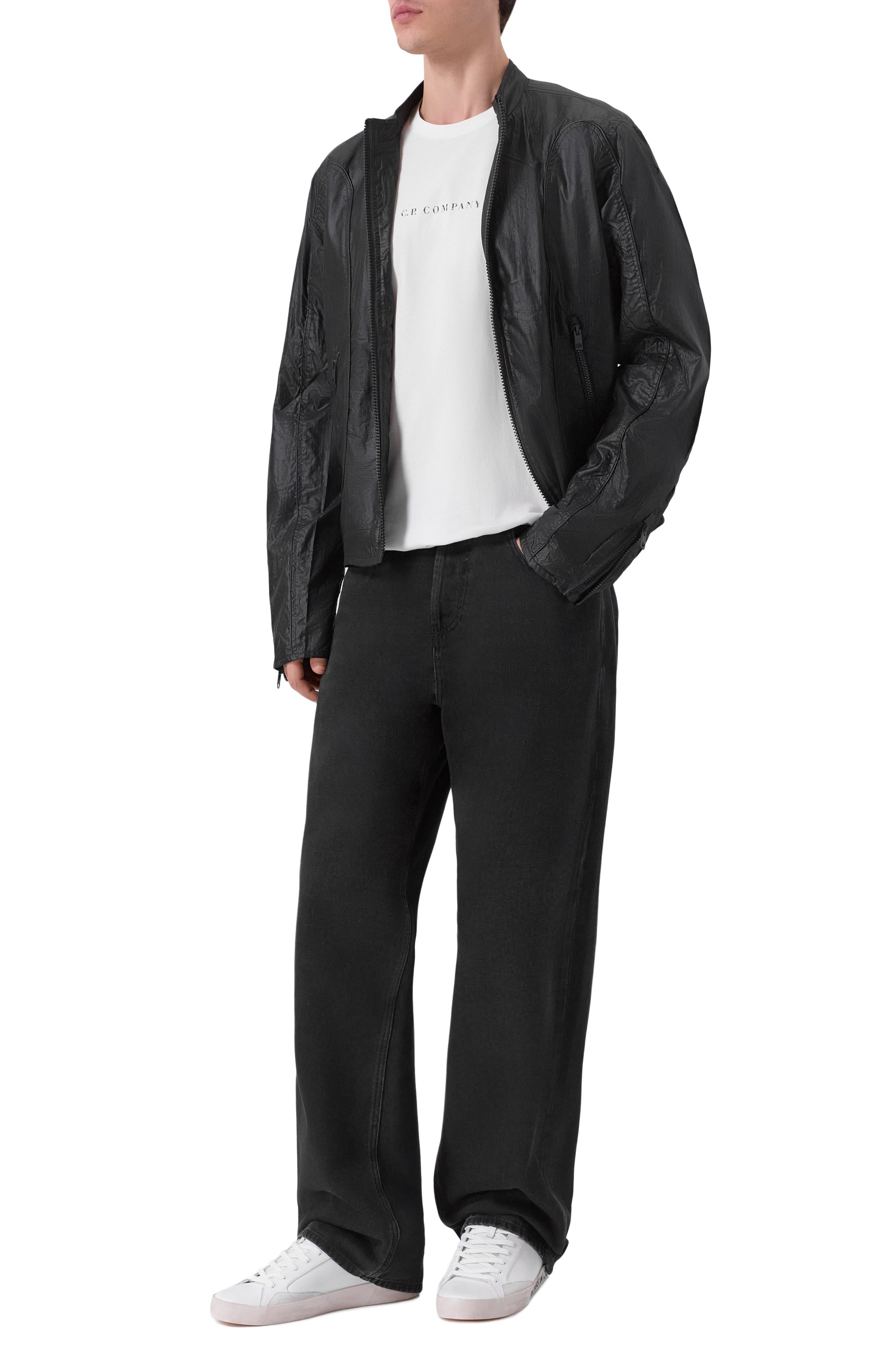 Хлопковая футболка C.P. COMPANY, арт. 19CMTS104A005100W, фото 2