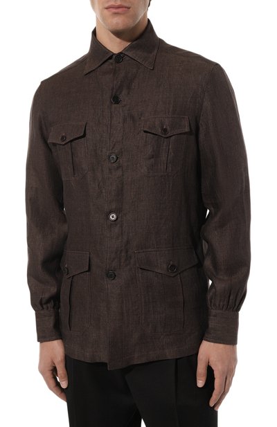 Льняная рубашка FIORONI, арт. MCV22502G1, фото 3