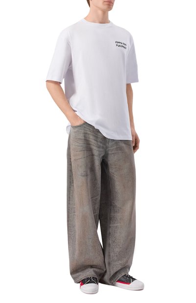 Хлопковая футболка COMME DES FUCKDOWN, арт. CFABM02004, фото 2