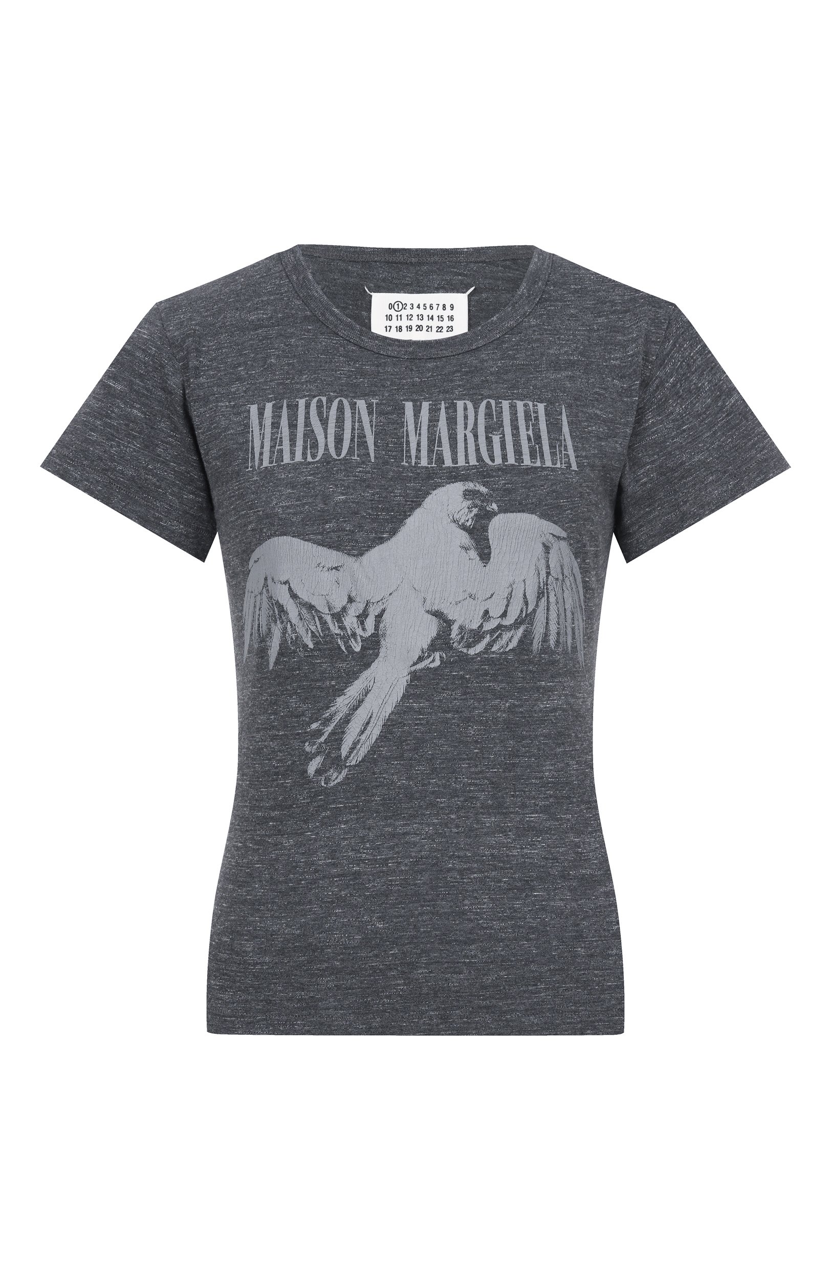Хлопковая футболка MAISON MARGIELA серого цвета по цене 55950 руб., арт. S51GC0554/M20162, фото 1 Хлопковая футболка MAISON MARGIELA, арт. S51GC0554/M20162, фото 1