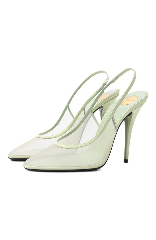 Текстильные туфли Anita 110 Saint Laurent 859082/2WJAI Зелёный 859082/2WJAI