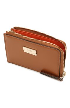 Женская кожаный футляр для ключей TOD’S коричневого цвета, арт. XAWENBFA300PXP | Фото 3 (Региональные ограничения белый список (Axapta Mercury): RU; Материал: Натуральная кожа; Нос: Не проставлено; Материал сплава: Проставлено)