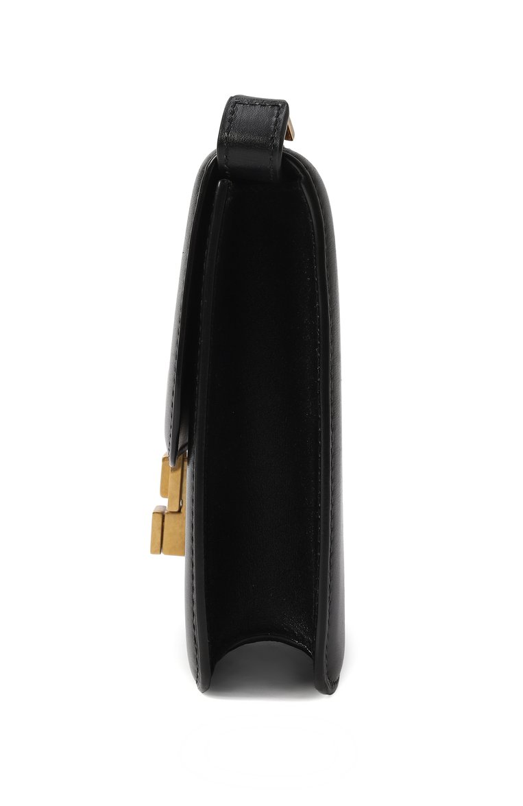 Женская сумка le carré SAINT LAURENT черного цвета, арт. 6332141YF0W 1000 | Фото 4 (Размер: small; Драгоценные камни: Проставлено; Материал: Натуральная кожа; Материал сплава: Проставлено)