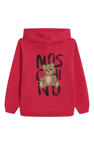 Хлопковое худи MOSCHINO, арт. HUF098/LCA77/10-14