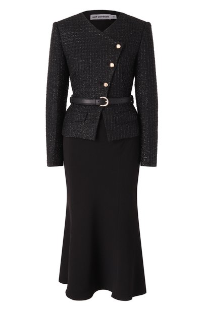 Женское комбинированное платье SELF-PORTRAIT, арт. RS25028MB