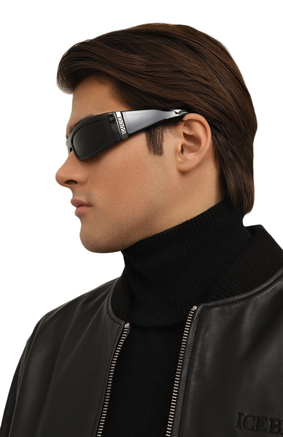 Солнцезащитные очки GUCCI черного цвета по цене 29950 руб., арт. GG1492S 007, фото 3 Солнцезащитные очки GUCCI, арт. GG1492S 007, фото 3