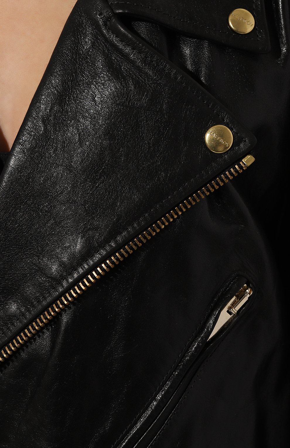 Кожаная куртка HALFBOY, арт. HFW241WLBK079, фото 5