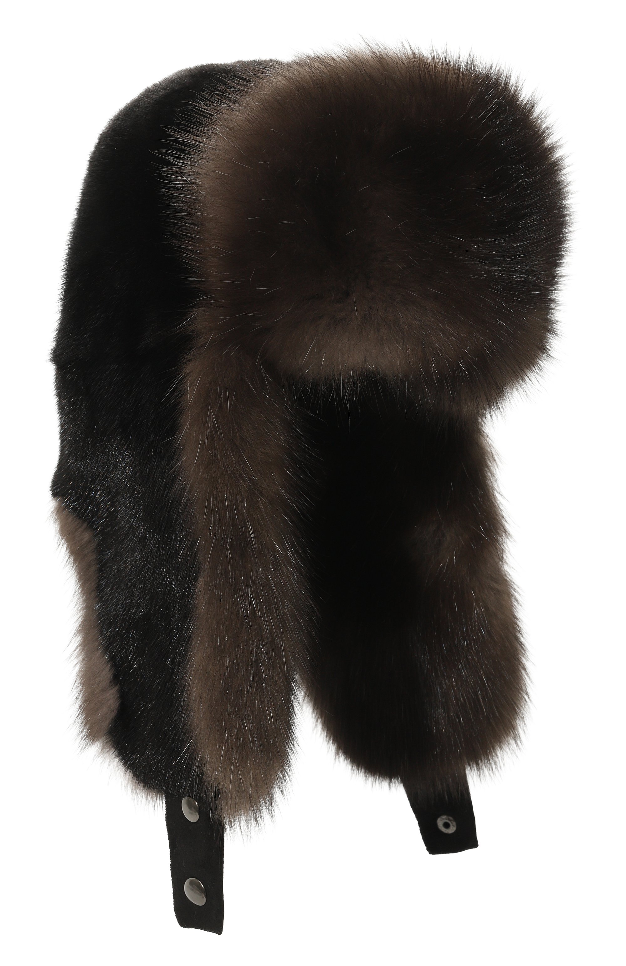 Меховая шапка-ушанка из норки и соболя VICTORIA KUSENKOVA, арт. 332803504235, фото 1