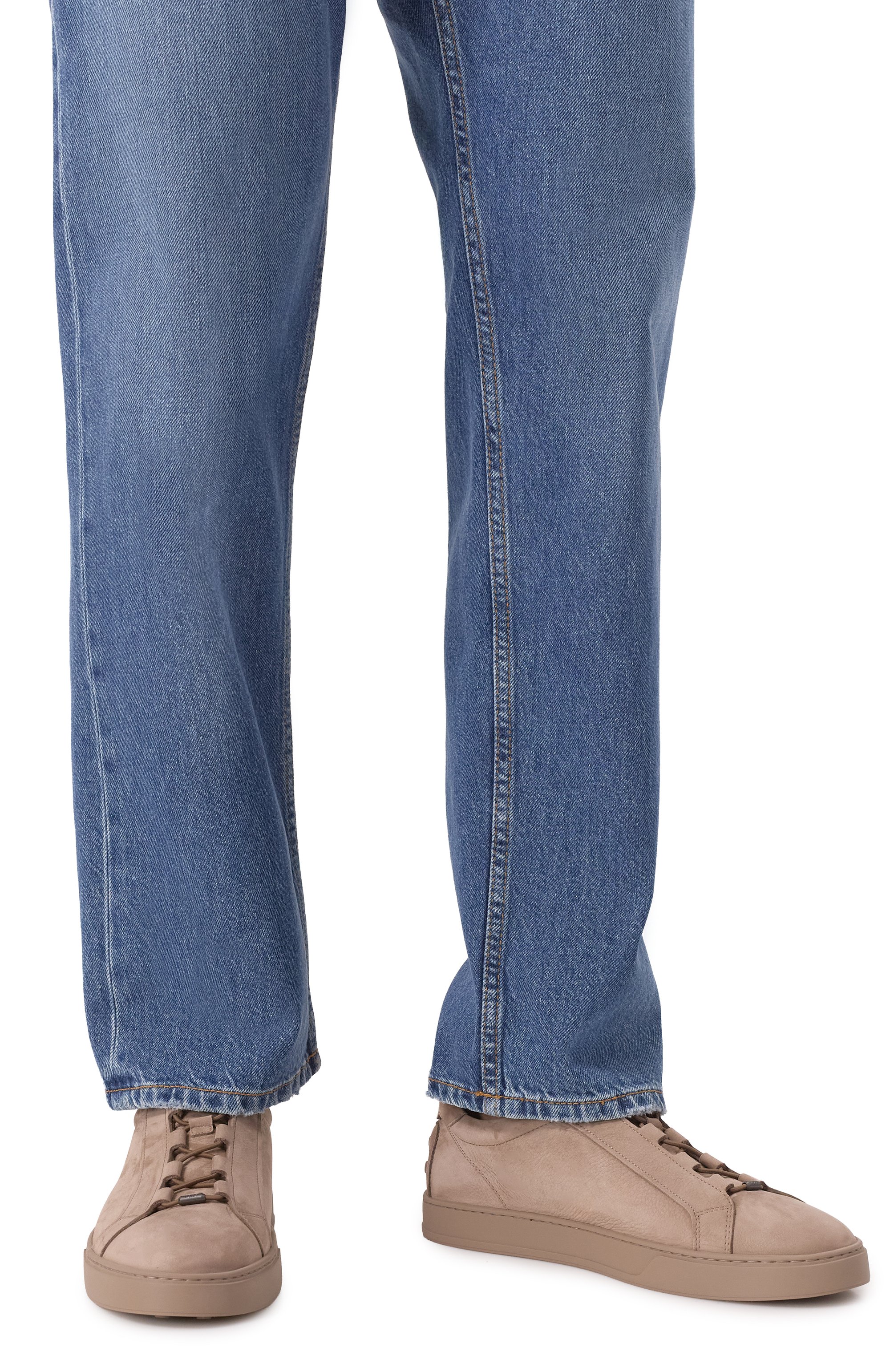 Кеды из нубука TOD’S, арт. XXM04L0JF40/6RN, фото 3