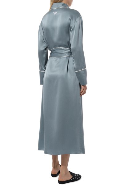 Шелковый халат KLEED LOUNGEWEAR, арт. R0LLER R0BE, фото 4