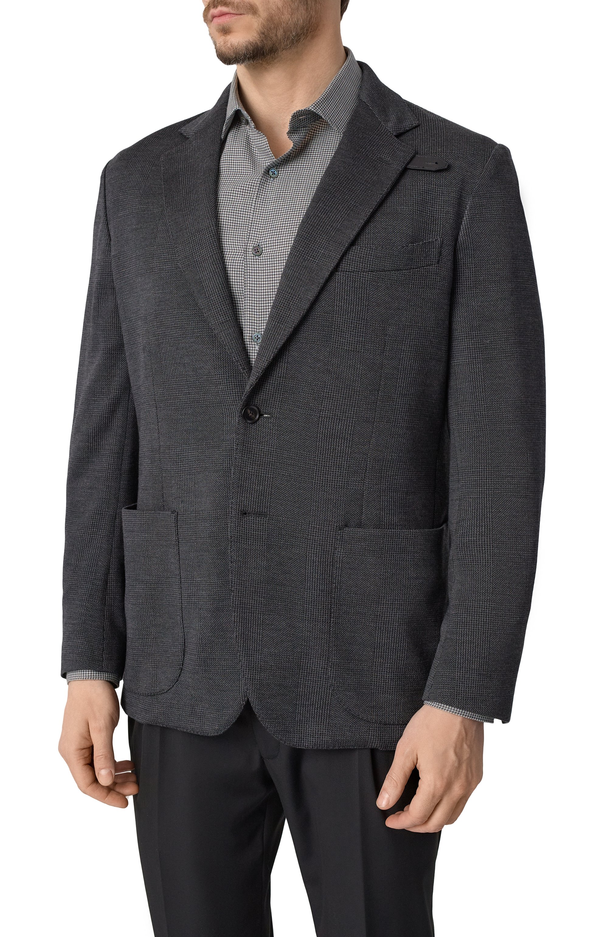 Шерстяной пиджак BRIONI, арт. UJRQ0L/0CA73, фото 4