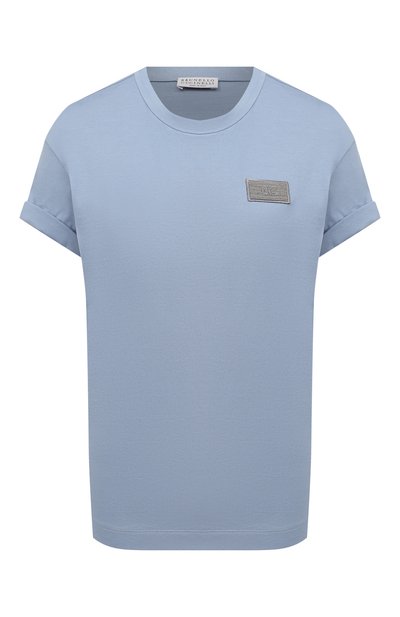 Женская хлопковая футболка BRUNELLO CUCINELLI, арт. M0A45DG830