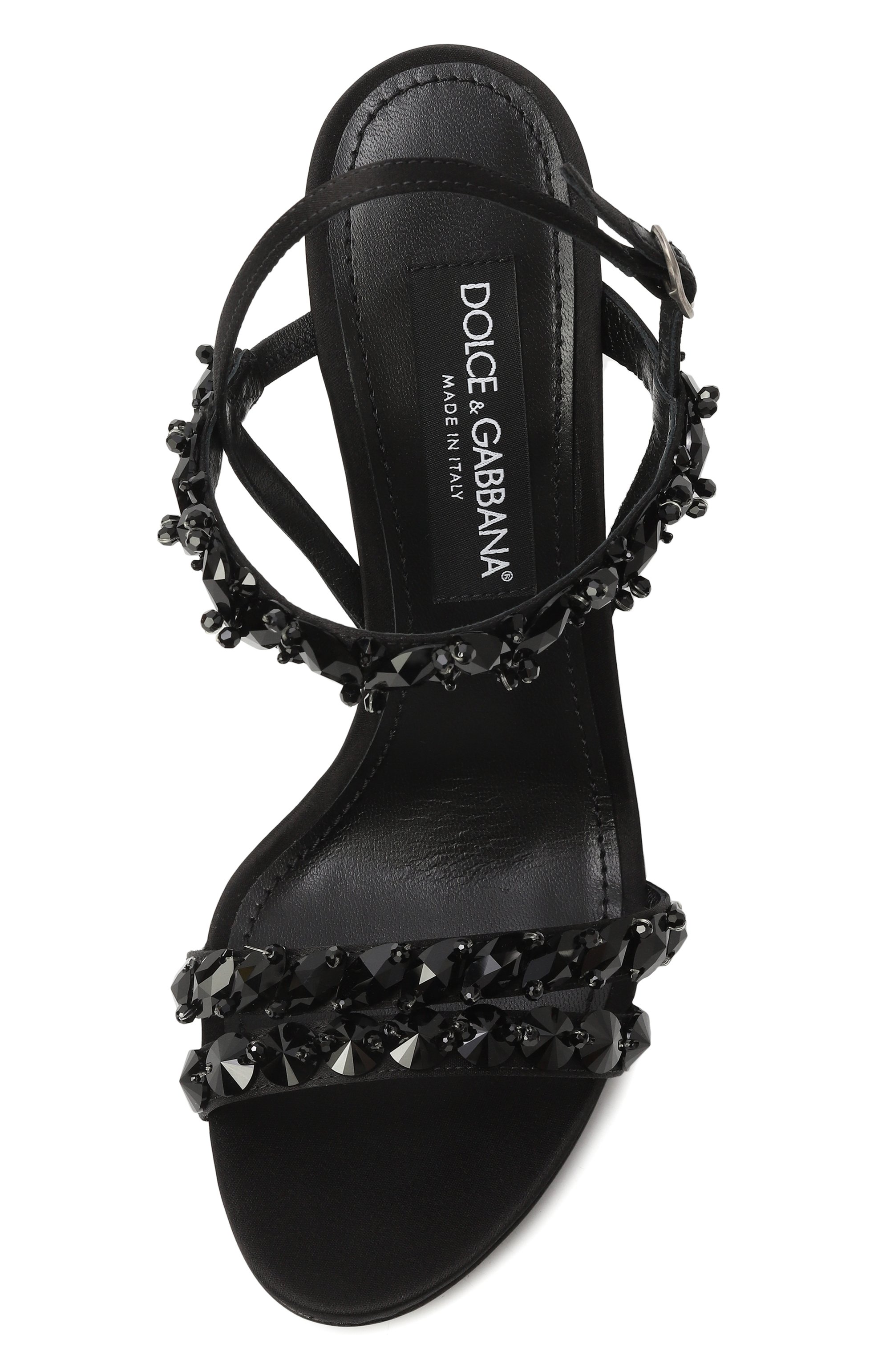 Текстильные босоножки keira 105 DOLCE & GABBANA, арт. CR1930/AX885, фото 6