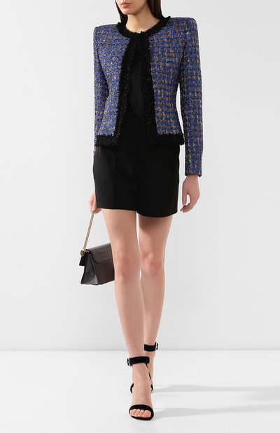 Жакет BALMAIN синего цвета по цене 358000 руб., арт. SF17253/X241, фото 2 Жакет BALMAIN, арт. SF17253/X241, фото 2