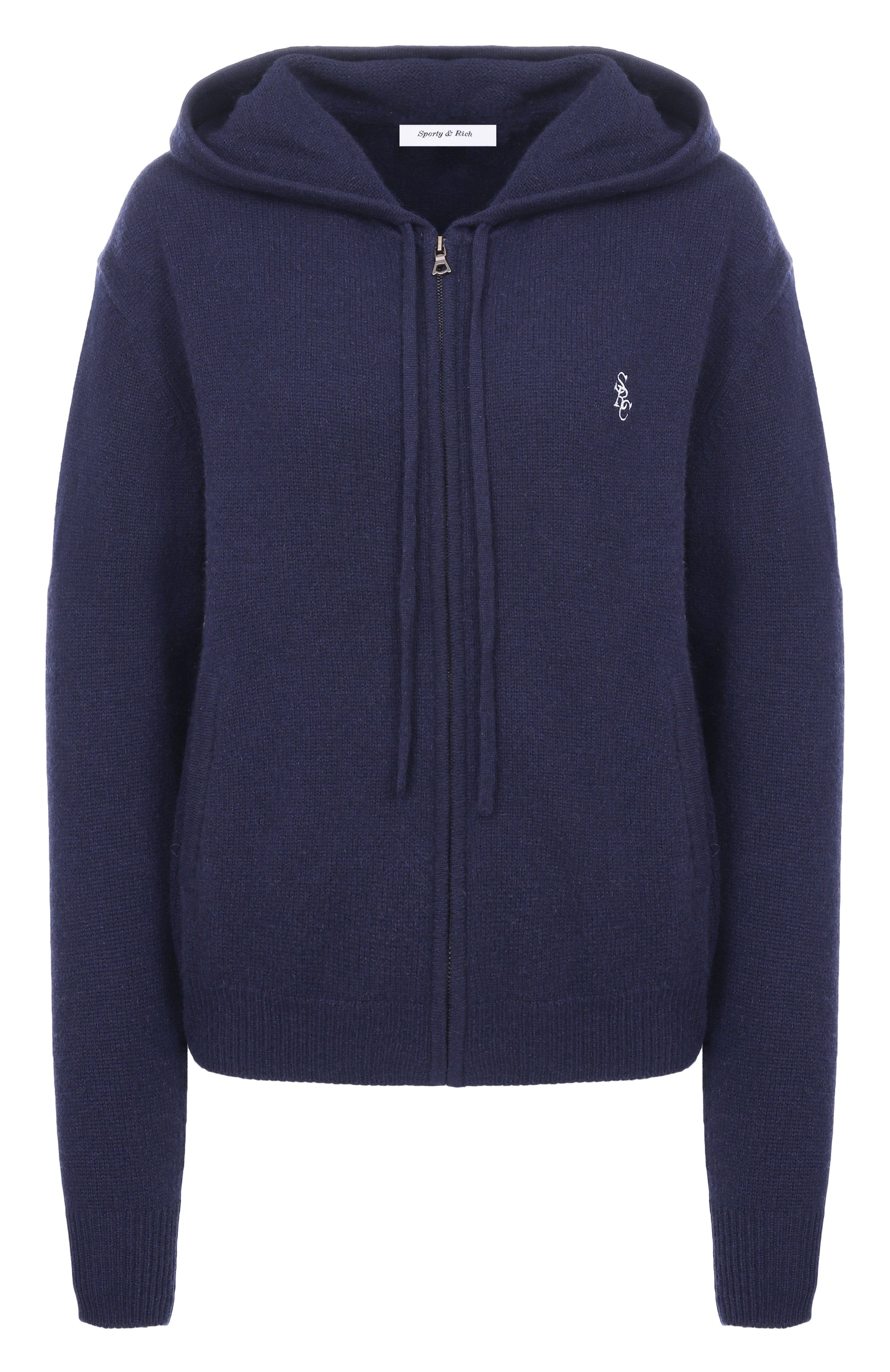 Кардиган из кашемира и шерсти SPORTY AND RICH, арт. CA00264302BL106, фото 1