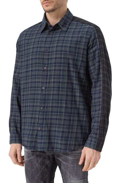 Рубашка из хлопка и вискозы DIESEL, арт. A17722/0EPAZ, фото 3