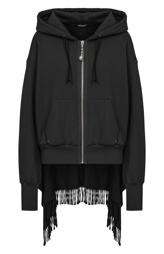 Хлопковая толстовка Undercover UC2E8801 Чёрный UC2E8801