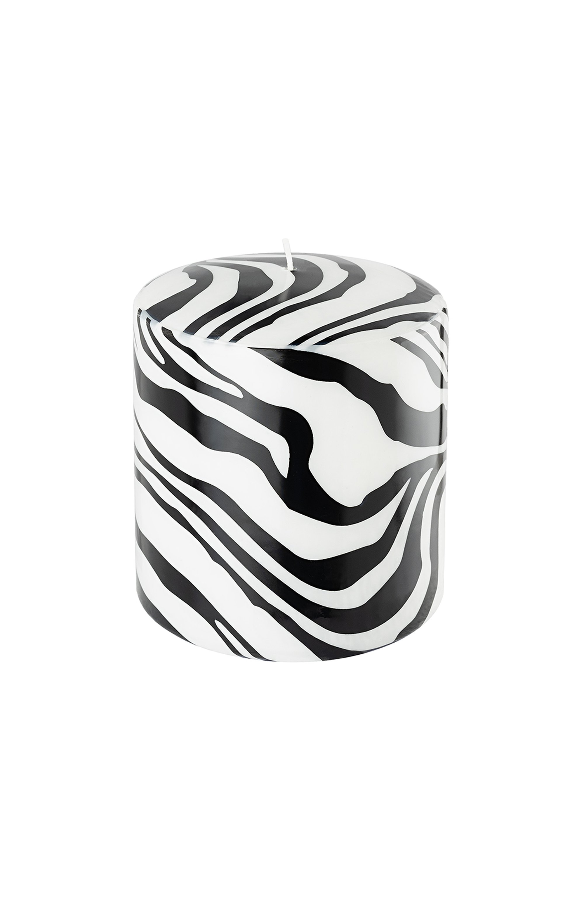 Интерьерная свеча zebra black&white (11x10cm) PERNICI бесцветного цвета по цене 7900 руб., арт. 8001962082372, фото 1 Интерьерная свеча zebra black&white (11x10cm) PERNICI, арт. 8001962082372, фото 1