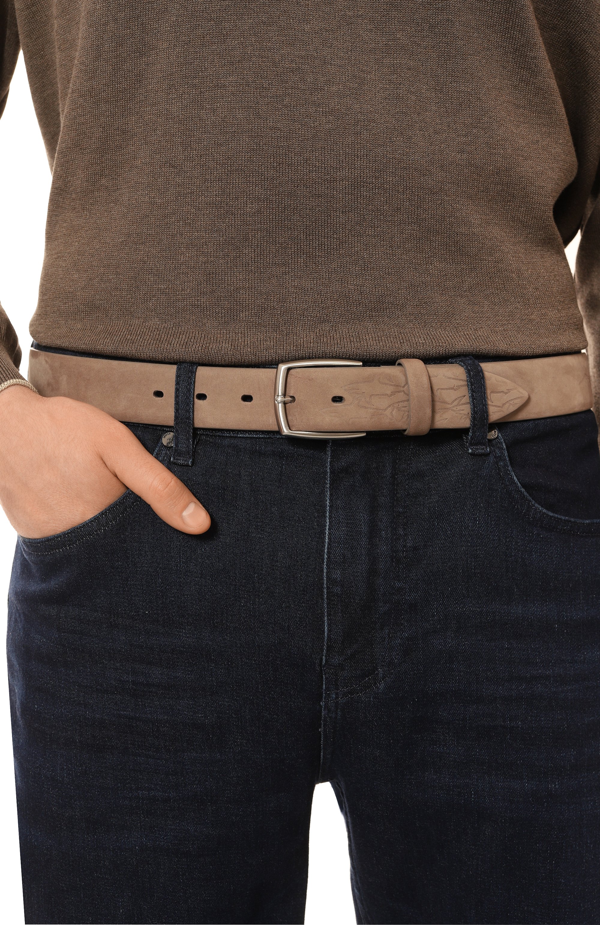 Замшевый ремень PAUL&SHARK, арт. 25416047, фото 2