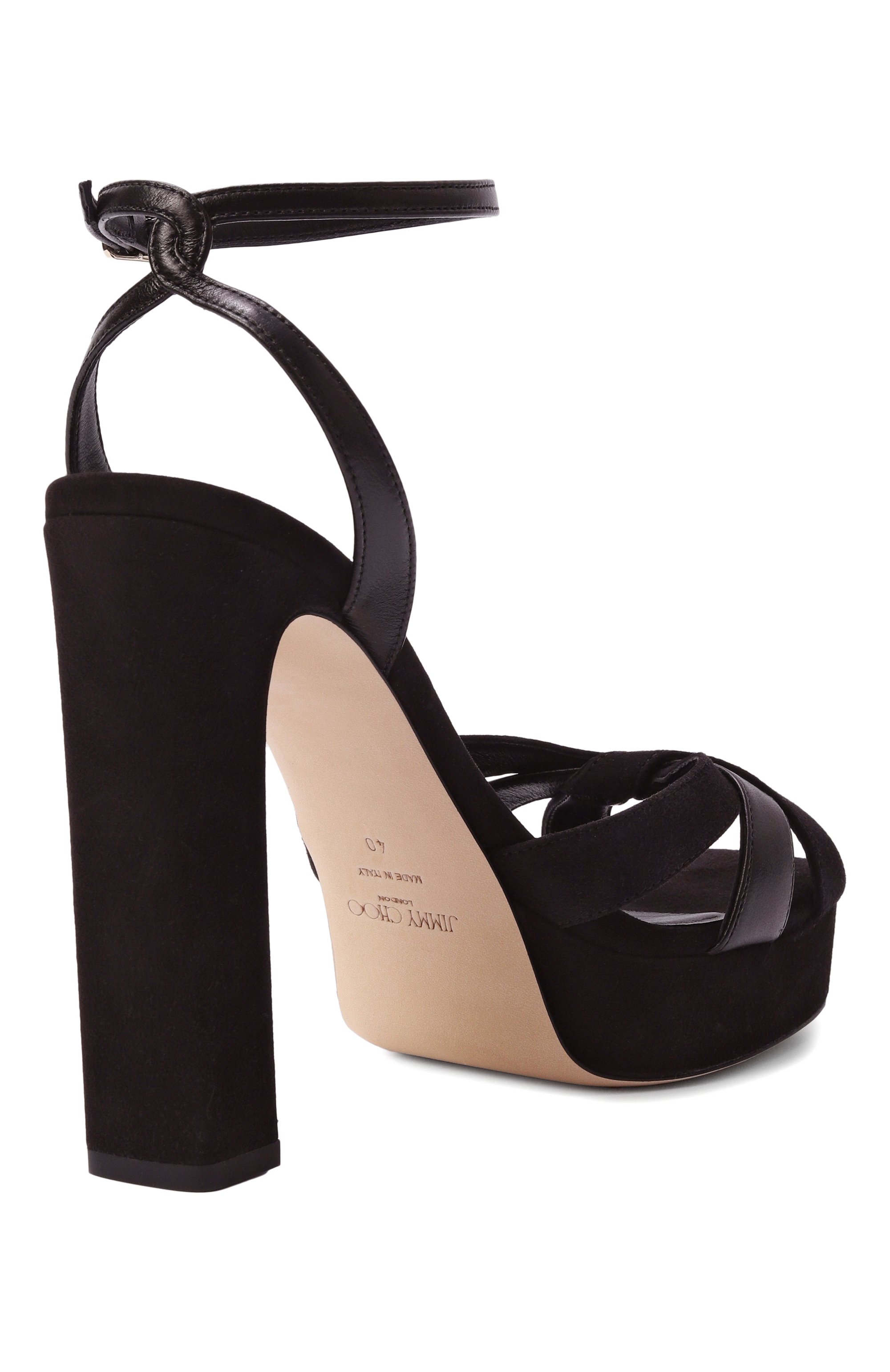Замшевые босоножки kove 120 JIMMY CHOO, арт. K0VE120DZY, фото 5