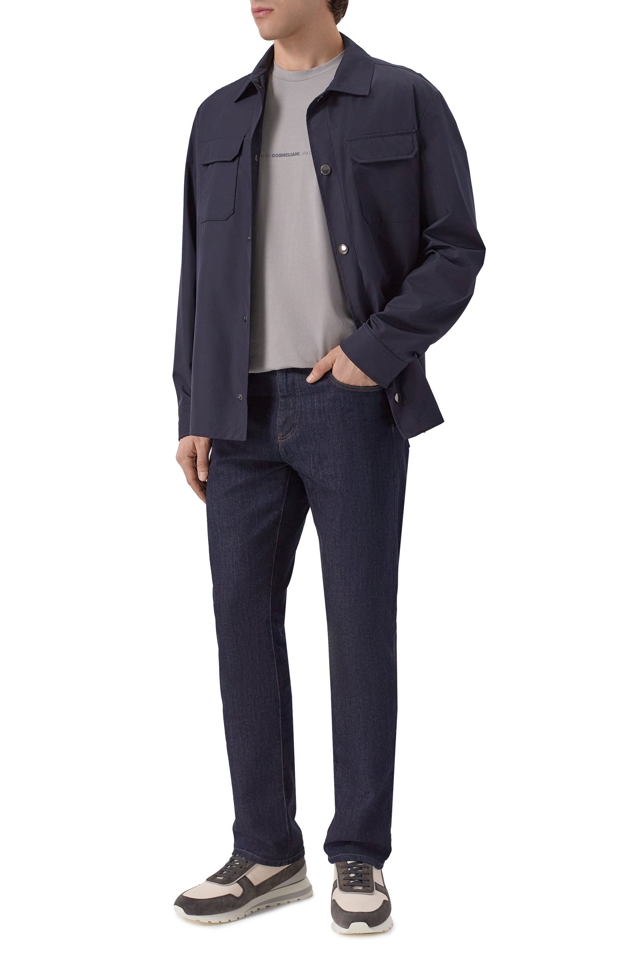 Хлопковая футболка CORNELIANI, арт. 27G587/2725035, фото 2