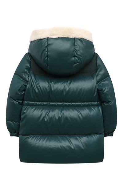 Пуховая куртка MONCLER зеленого цвета по цене 56150 руб., арт. H29511C00005 68950, фото 2 Пуховая куртка MONCLER, арт. H29511C00005 68950, фото 2