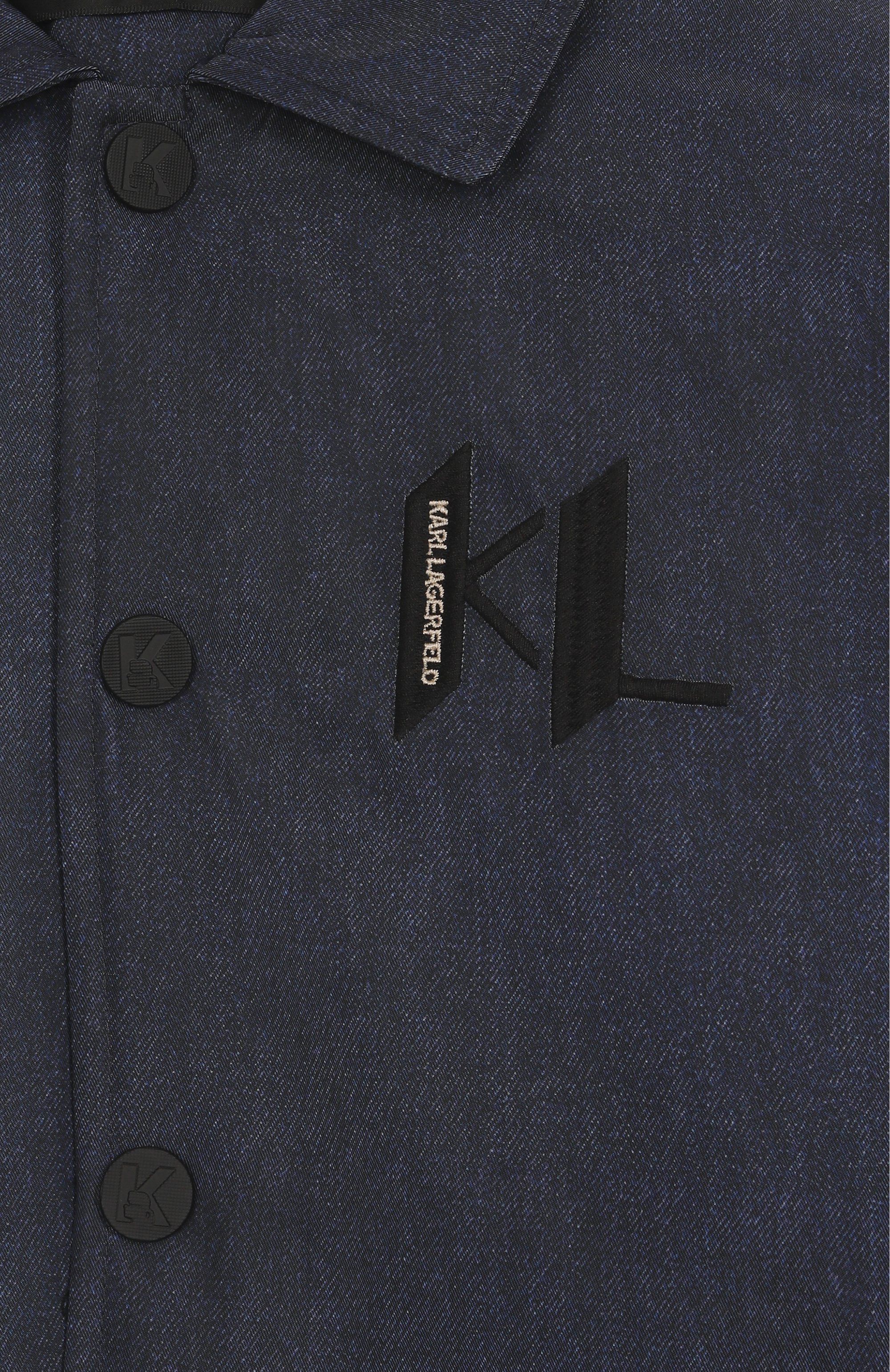 Утепленный бомбер KARL LAGERFELD KIDS, арт. Z30635, фото 3