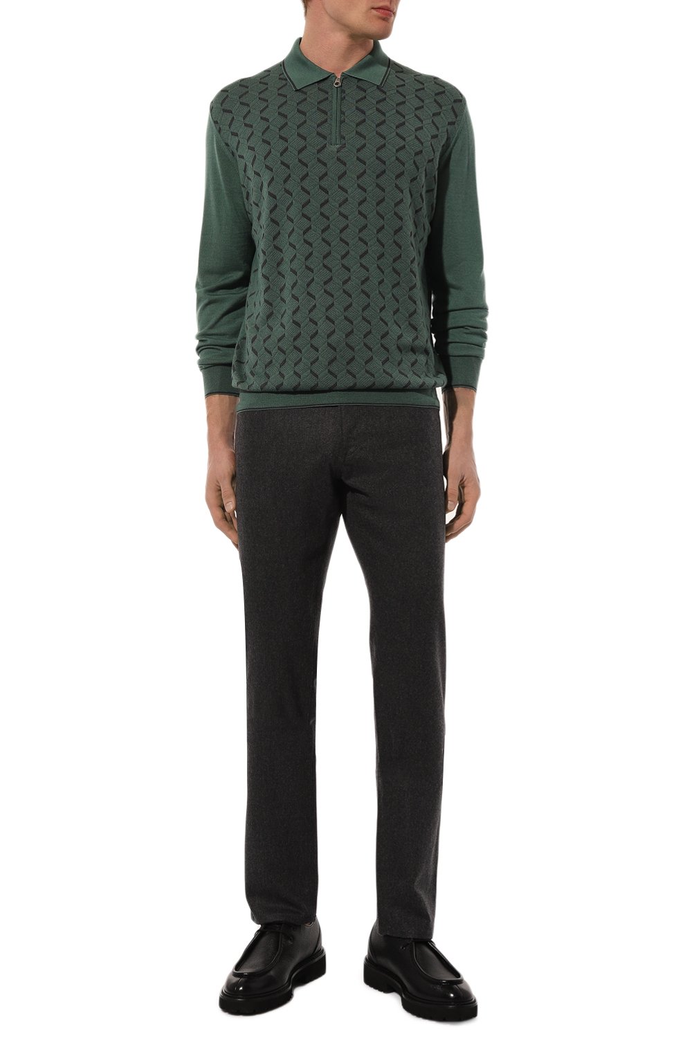 Поло из шерсти и шелка STEFANO RICCI, арт. KE08013P30/E24475, фото 2