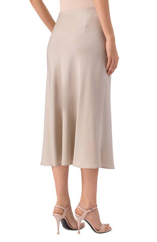 Шелковая юбка Allude 255/84005 Кремовый  255/84005 Фото 4