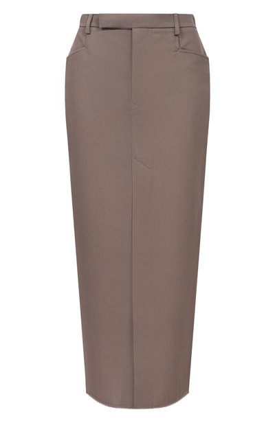 Женская шерстяная юбка RICK OWENS, арт. RP02F5349/WT