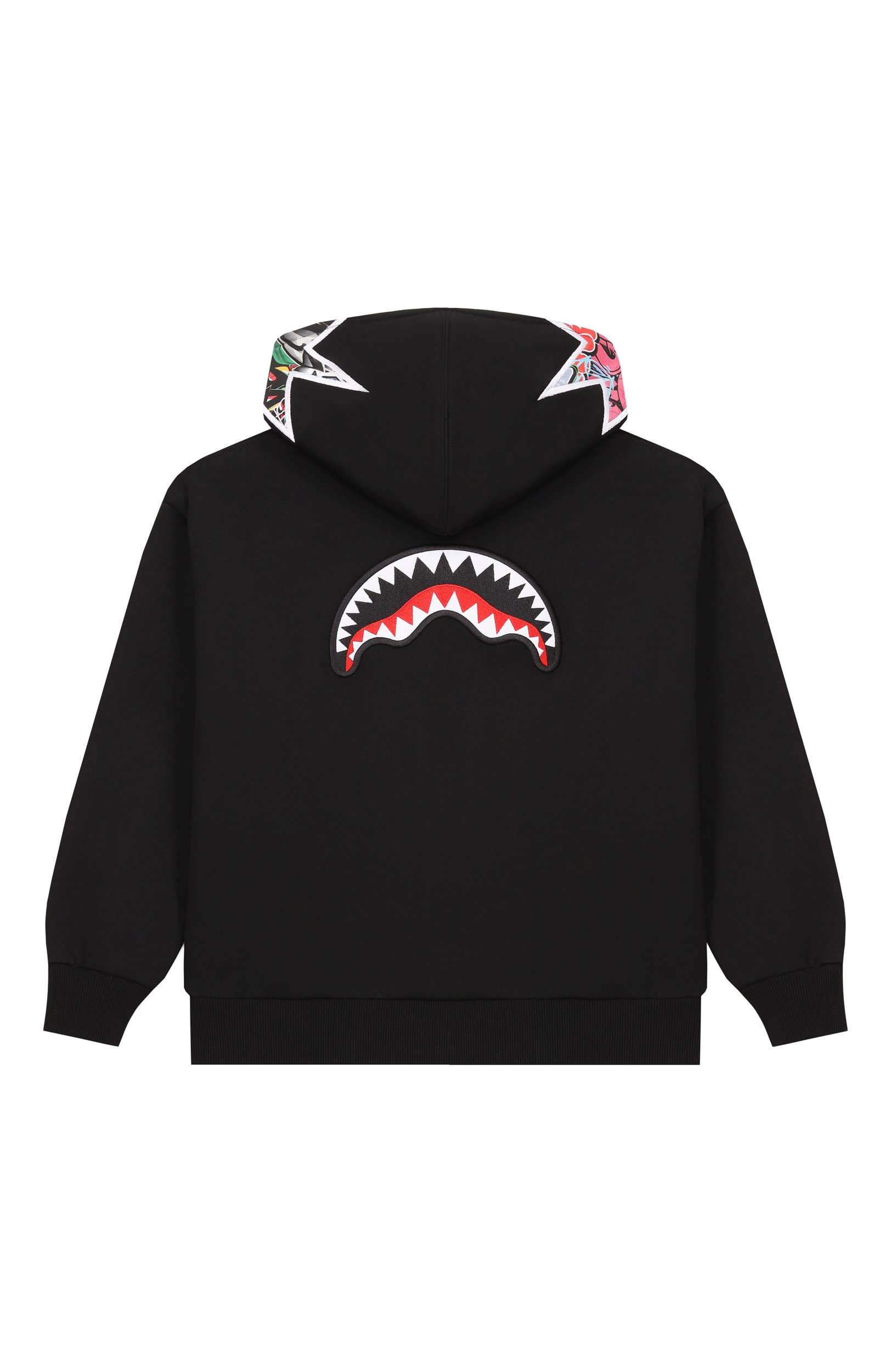 Хлопковая толстовка SPRAYGROUND, арт. SPY1533G/GRAFFITI BITE 0VER FULL-ZIP, фото 2