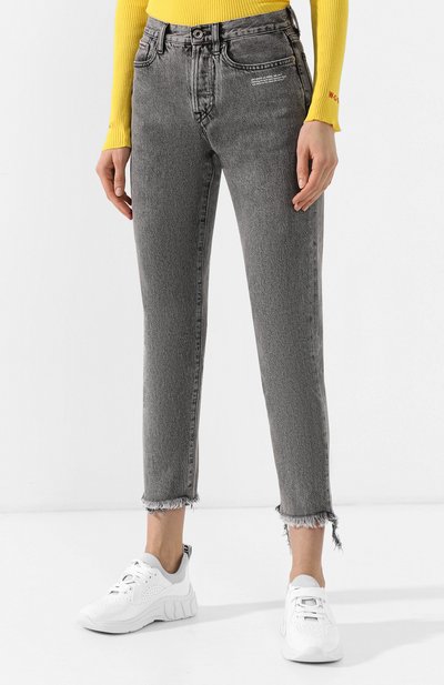 Джинсы с необработанным краем OFF-WHITE, арт. 0WYA008R197740577500, фото 3