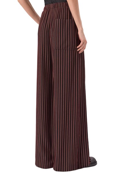 Брюки из вискозы и хлопка ANN DEMEULEMEESTER черного цвета по цене 124500 руб., арт. B0014261/FA748, фото 4 Брюки из вискозы и хлопка ANN DEMEULEMEESTER, арт. B0014261/FA748, фото 4