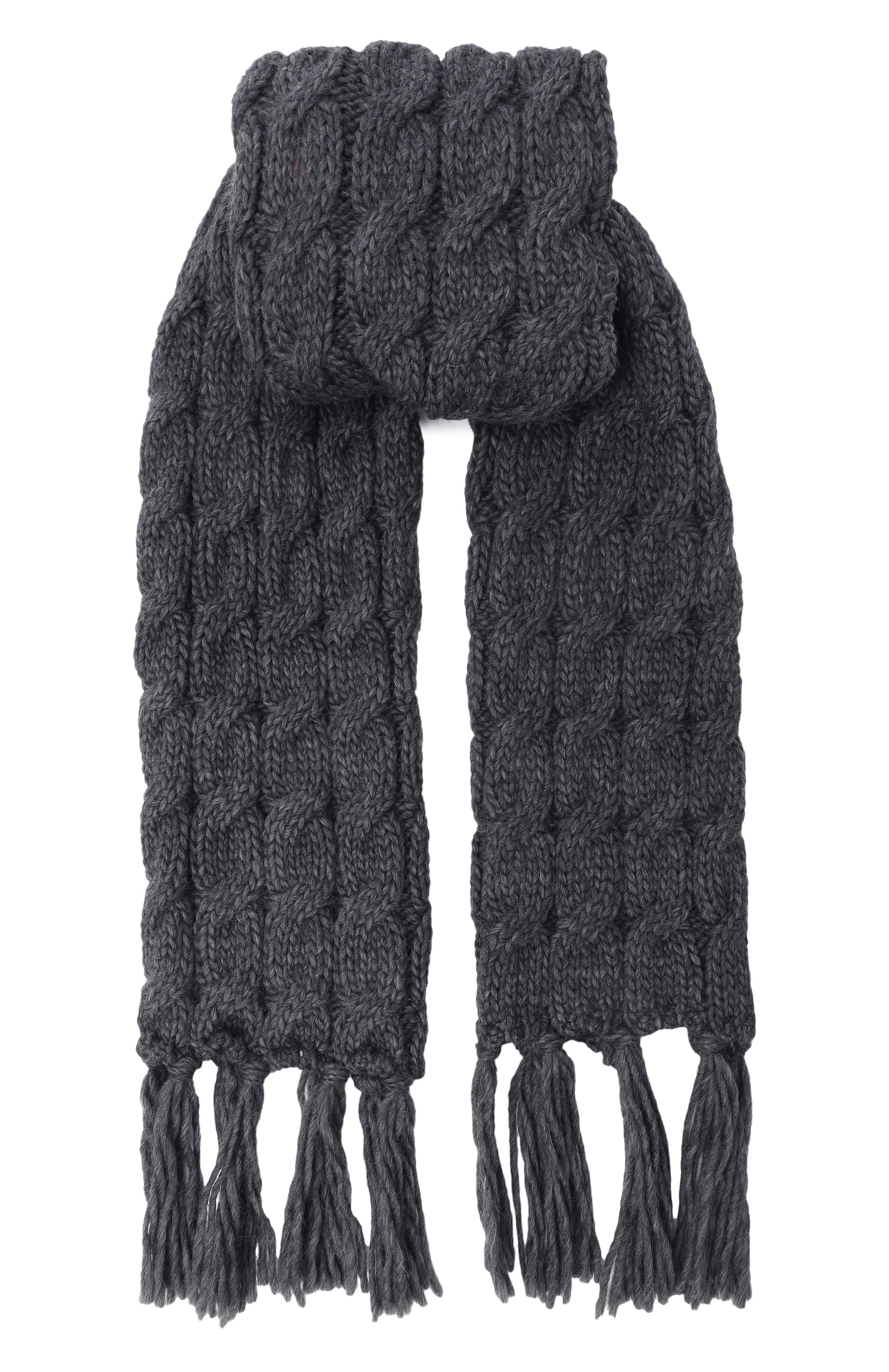 Шарф COCCINELLE серого цвета по цене 13650 руб., арт. E7 TRV 31 01 01, фото 1 Шарф COCCINELLE, арт. E7 TRV 31 01 01, фото 1