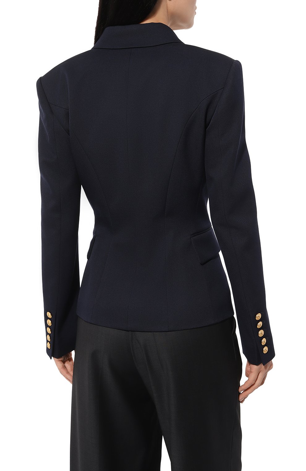 Шерстяной жакет BALMAIN, арт. AF1SG000WB08, фото 4