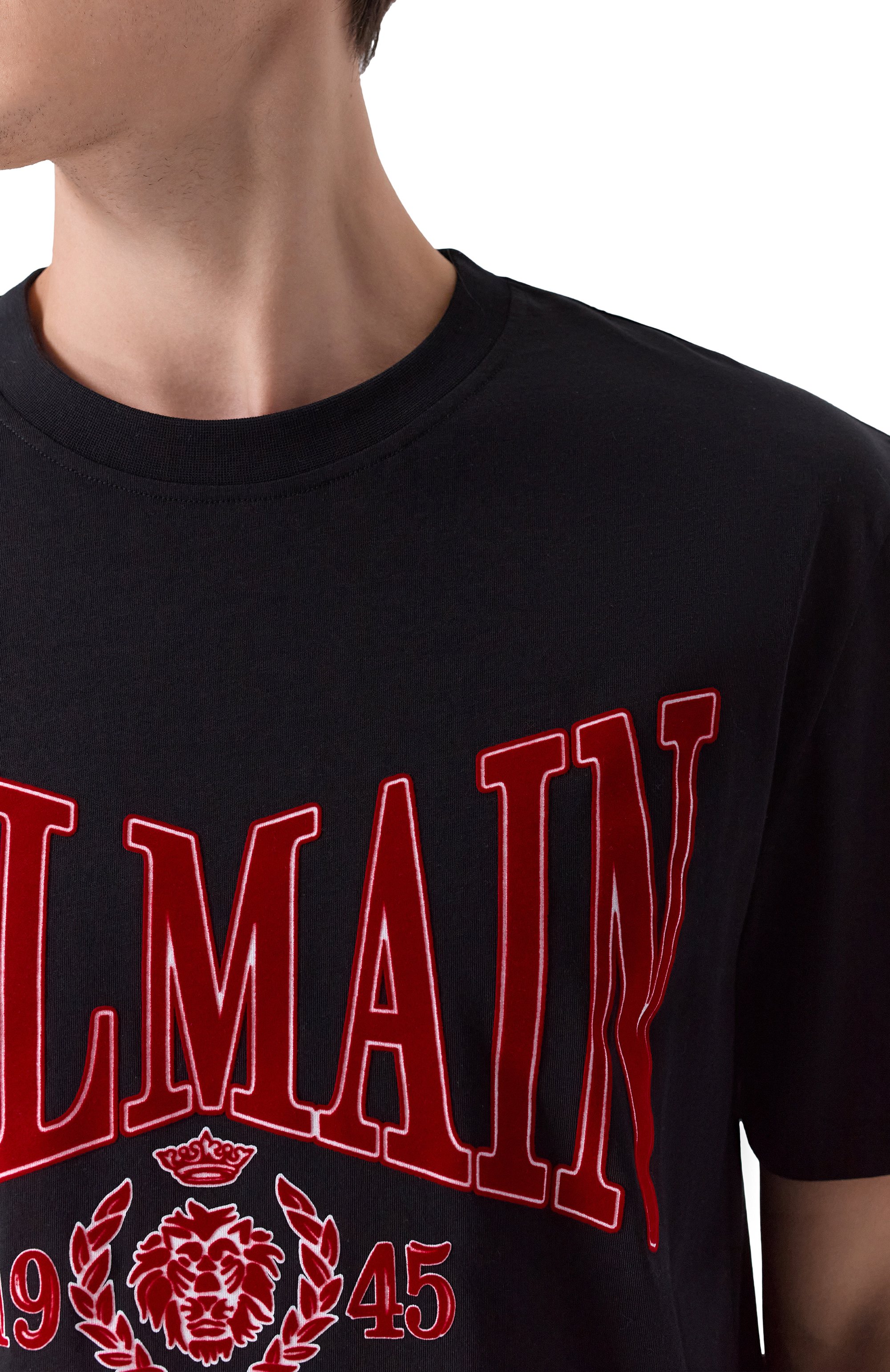 Хлопковая футболка BALMAIN, арт. FH0EG000/GF25, фото 5