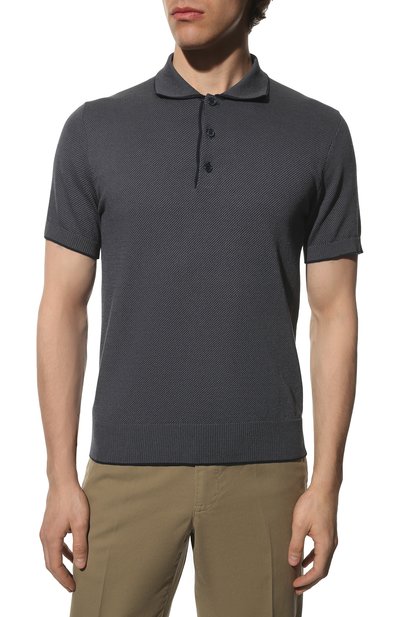 Хлопковое поло BRIONI, арт. UMR40L/P1K11, фото 3