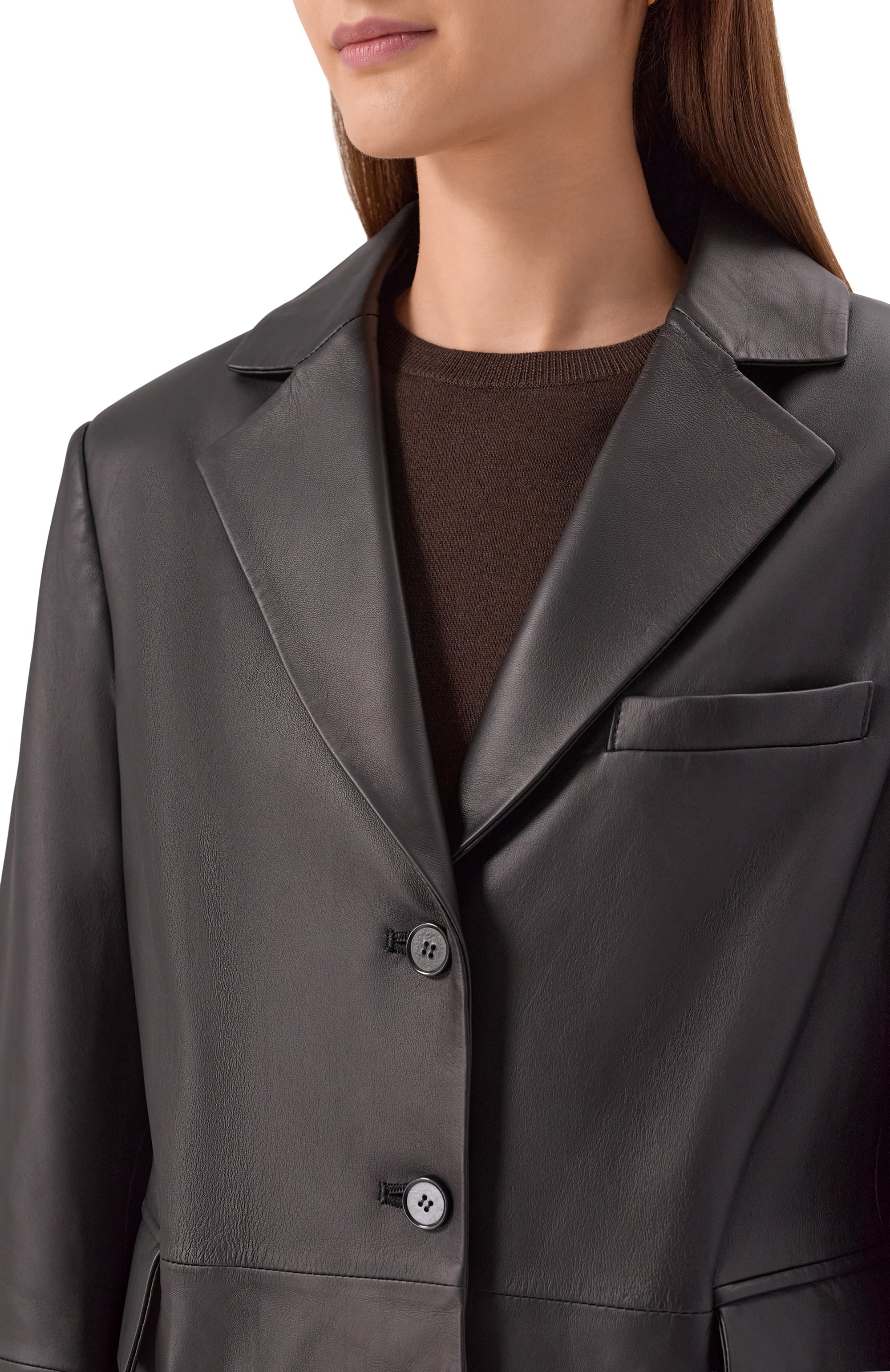 Кожаный жакет LOULOU DE SAISON, арт. ALD0 LDS, фото 5