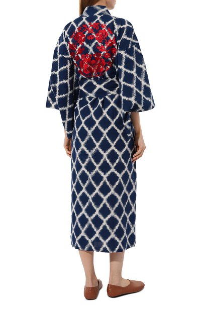 Хлопковое платье-кимоно KLEED LOUNGEWEAR, арт. KHAT00 KIM0N0, фото 4