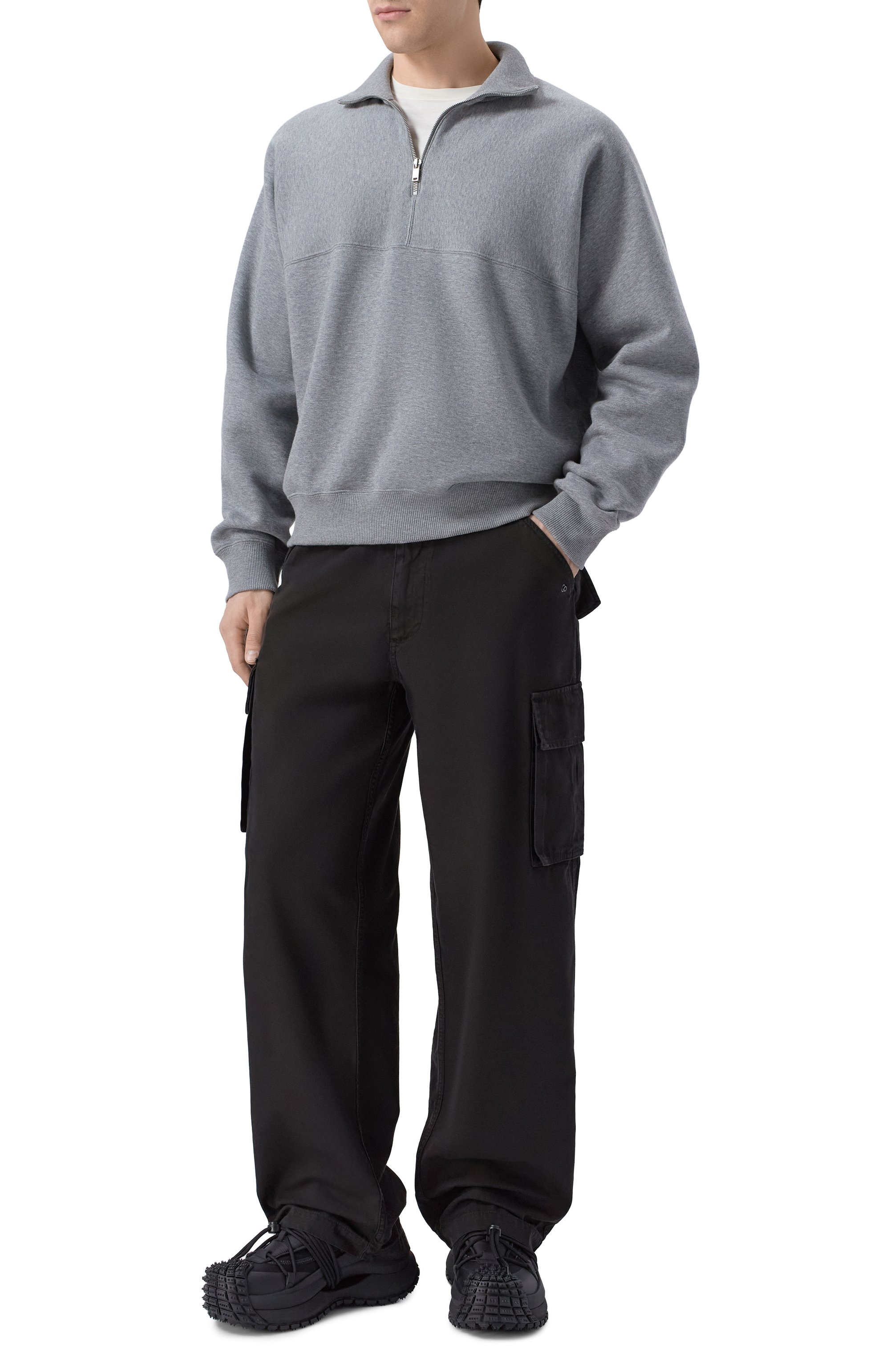 Текстильные кроссовки EMPORIO ARMANI, арт. EM003915/AF20463, фото 2